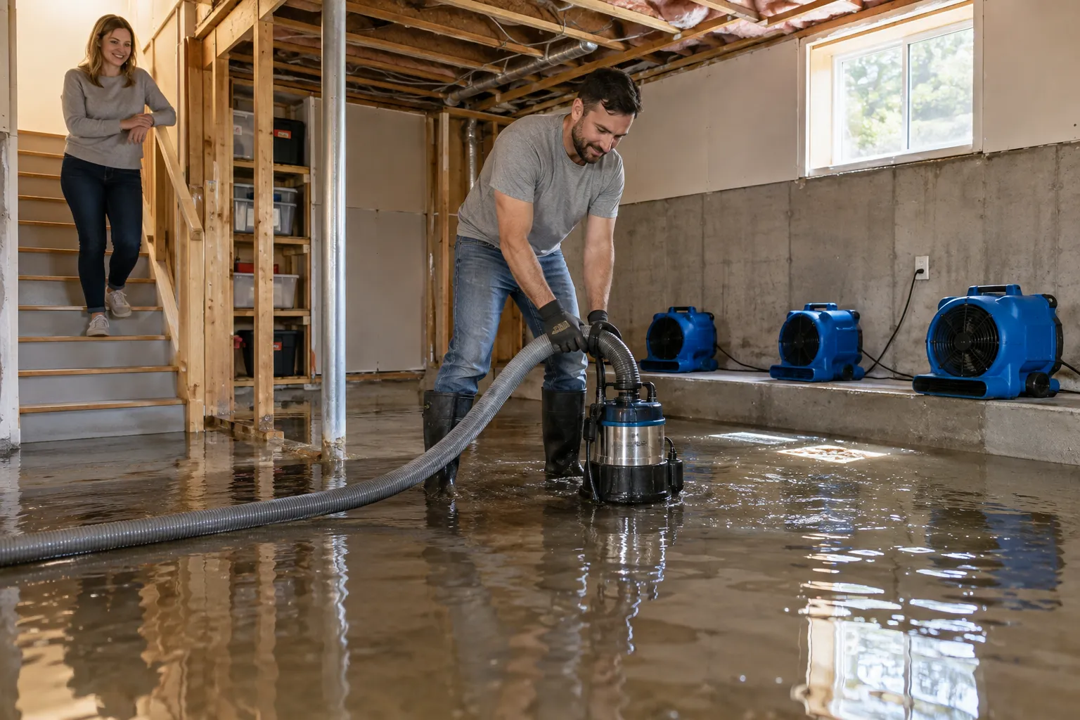 Flooded Basement Cleanup in Birmingham, AL